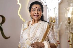 Asha Bhosle was once almost hit by a train