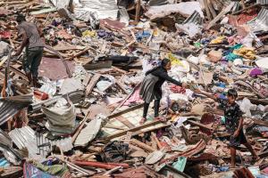 WR starts razing Bandra’s Garibnagar slums