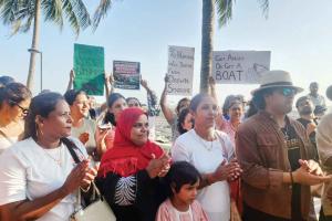 Protest to save 45000 mangroves