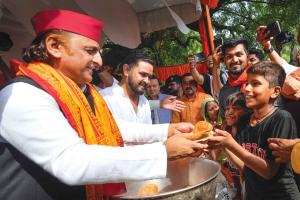 Hindu symbolism reshapes UP’s politics