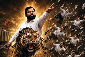 Shinde ‘feasts’ on Thackeray’s party