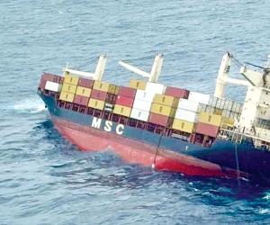 The Slow Death of an Aging Freighter