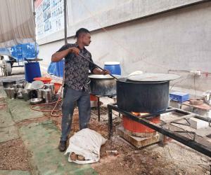 Desi method saves LPG at RSS camp